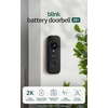 image:imageBlink Video Doorbell 2K newest model with1Year Basic plan Headtotoe HD view twoyear battery life and simple setup Sync Module Core included  System Black