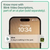 image:imageBlink Video Doorbell with 1Year Basic plan  Headtotoe HD view twoyear battery life and simple setup Sync Module Core included  System White