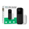 image:imageBlink Video Doorbell with1Year Basic plan Headtotoe HD view twoyear battery life and simple setup Sync Module Core included  System Black