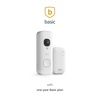image:imageBlink Video Doorbell 2K newest model with1Year Basic plan Headtotoe HD view twoyear battery life and simple setup Sync Module Core included  System White