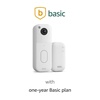 image:imageBlink Video Doorbell with 1Year Basic plan  Headtotoe HD view twoyear battery life and simple setup Sync Module Core included  System White