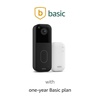 image:imageBlink Video Doorbell with1Year Basic plan Headtotoe HD view twoyear battery life and simple setup Sync Module Core included  System Black