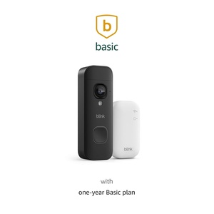 image:imageBlink Video Doorbell 2K newest model with1Year Basic plan Headtotoe HD view twoyear battery life and simple setup Sync Module Core included  System Black