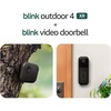 image:imageBlink Video Doorbell  Outdoor 4 XR  Wireless smart security cameras twoyear battery life go up to 400 feet from your home with extended range Sync Module XR included