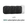 image:imageBlink Outdoor 4 and Wired Doorbell 2K newest model  Twoyear battery 1080p cameras and 2K hardwired doorbell Sync Module Core included  3 Cameras  Doorbell BlackSave with Plus plan