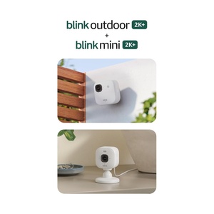 image:imageBlink Outdoor 2K and Mini 2K newest model  Wireless and plugin 2K resolution smart security cameras Sync Module Core included  6 Cameras White