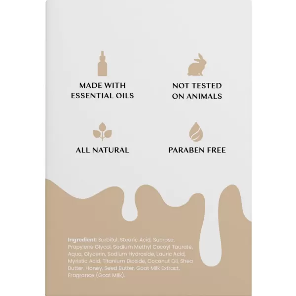 Body Restore Goat Milk Soap with Coconut Oil ampamp Shea Butter Fragrance Free 3 Pack For Dry Sensitive Itchy Skin All Natural Rich In Vitamins Soap Bar for Women Men Kids ampamp Baby