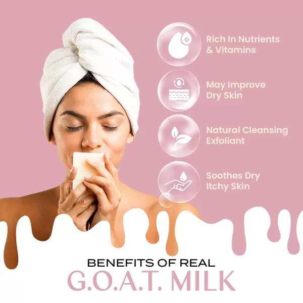 Body Restore Goat Milk Soap with Coconut Oil ampamp Shea Butter Rosemary 2 Pack For Dry Sensitive Itchy Skin All Natural Rich In Vitamins Soap Bar for Women Men Kids ampamp Baby