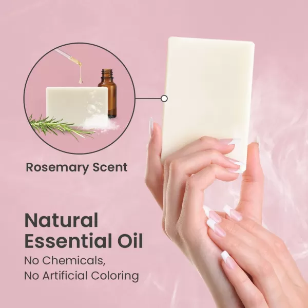 Body Restore Kojic Acid Soap Eucalyptus 3 Pack with Vitamin CE Shea Butter Collagen Hyaluronic Acid Turmeric Retinol For Dark Spots All Natural Soap Bar Paraben FreeRosemary