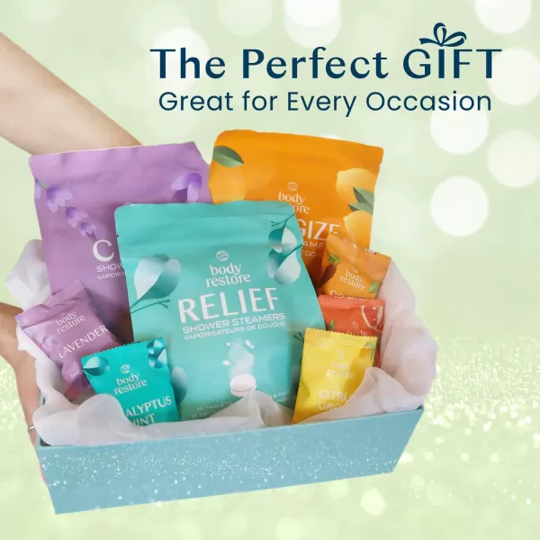 Body Restore Shower Steamers Aromatherapy 15 Pack  Relaxation Birthday Gifts for Women and Men Travel Essentials Stress Relief and Self Care  Essence