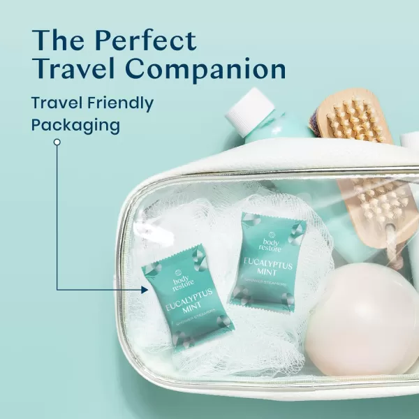 Body Restore Shower Steamers Aromatherapy 15 Pack  Relaxation Birthday Gifts for Women and Men Travel Essentials Stress Relief and Self Care  Eucalyptus15 Count Pack of 1