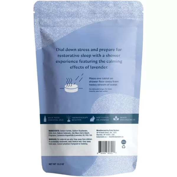 Body Restore Shower Steamers Aromatherapy 15 Packs x 2 Gifts for Mom Gifts for Women ampamp Men Shower Bath Bombs Lavender Rose Essential Oils Stress Relief