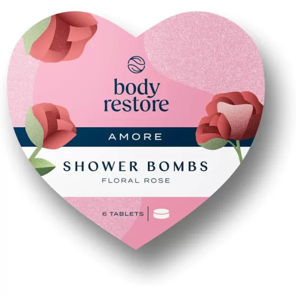 Body Restore Shower Steamers Aromatherapy 6 Pack  Relaxation Birthday Gifts for Women and Men Travel Essentials Stress Relief and Self Care  LavenderFloral Rose