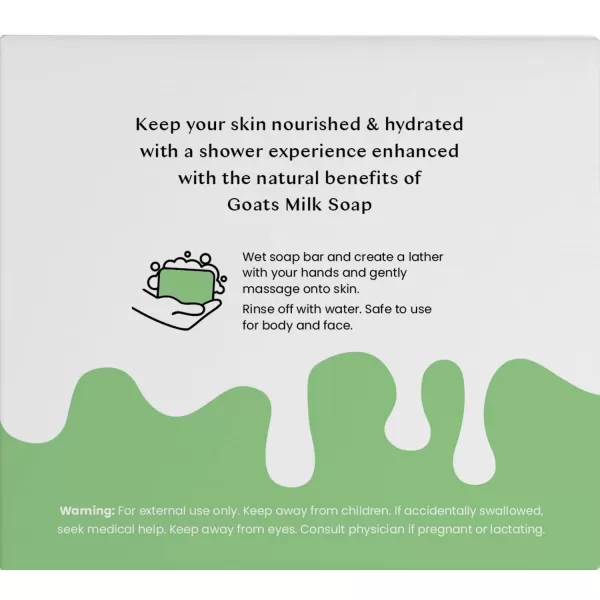 Body Restore Goat Milk Soap with Coconut Oil ampamp Shea Butter Bergamot 2 Pack For Dry Sensitive Itchy Skin All Natural Rich In Vitamins Soap Bar for Women Men Kids ampamp Baby