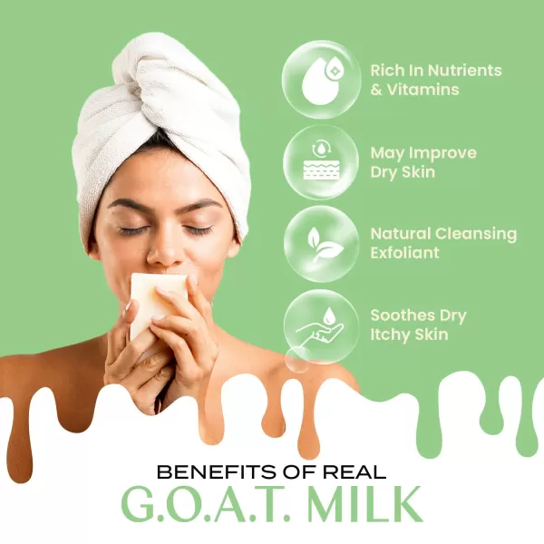 Body Restore Goat Milk Soap with Coconut Oil ampamp Shea Butter Bergamot 3 Pack For Dry Sensitive Itchy Skin All Natural Rich In Vitamins Soap Bar for Women Men Kids ampamp Baby
