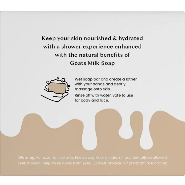 Body Restore Goat Milk Soap with Coconut Oil ampamp Shea Butter Fragrance Free 2 Pack For Dry Sensitive Itchy Skin All Natural Rich In Vitamins Soap Bar for Women Men Kids ampamp Baby