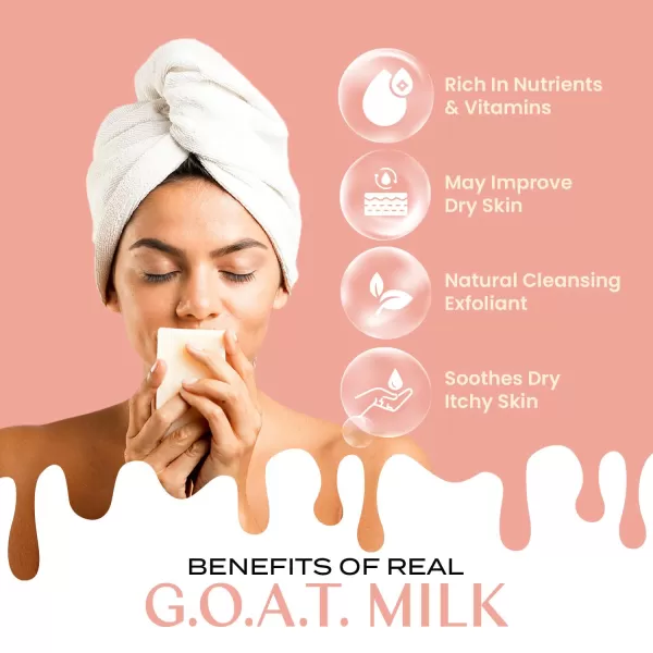 Body Restore Goat Milk Soap with Coconut Oil ampamp Shea Butter Grapefruit 2 Pack For Dry Sensitive Itchy Skin All Natural Rich In Vitamins Soap Bar for Women Men Kids ampamp Baby