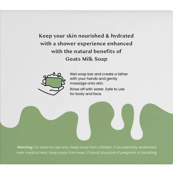 Body Restore Goat Milk Soap with Coconut Oil ampamp Shea Butter Green Tea 2 Pack For Dry Sensitive Itchy Skin All Natural Rich In Vitamins Soap Bar for Women Men Kids ampamp Baby