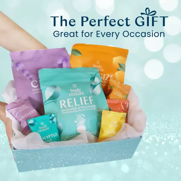 Body Restore Shower Steamers Aromatherapy 15 Pack  Relaxation Birthday Gifts for Women and Men Travel Essentials Stress Relief and Self Care  Eucalyptus15 Count Pack of 1