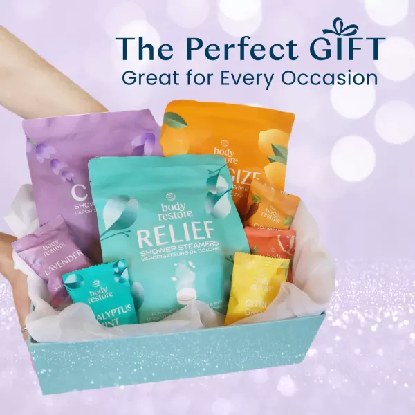 Body Restore Shower Steamers Aromatherapy 15 Pack  Relaxation Birthday Gifts for Women and Men Travel Essentials Stress Relief and Self Care  LavenderLavender