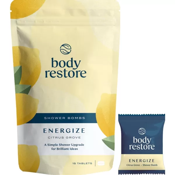 Body Restore Shower Steamers Aromatherapy 15 Packs x 3  Gifts for Mom Gifts for Women ampamp Men Shower Bath Bombs Eucalyptus Citrus Grove Lavender Essential Oils Stress Relief