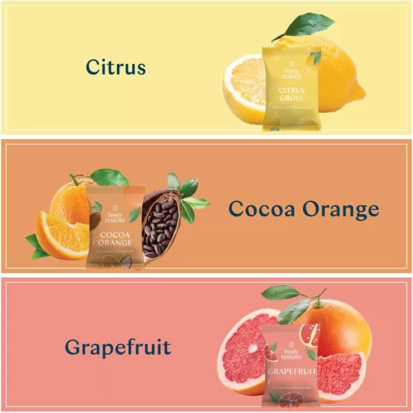 Body Restore Shower Steamers Aromatherapy 6 Pack  Relaxation Birthday Gifts for Women and Men Travel Essentials Stress Relief and Self Care  CitrusCitrus 6 Pack