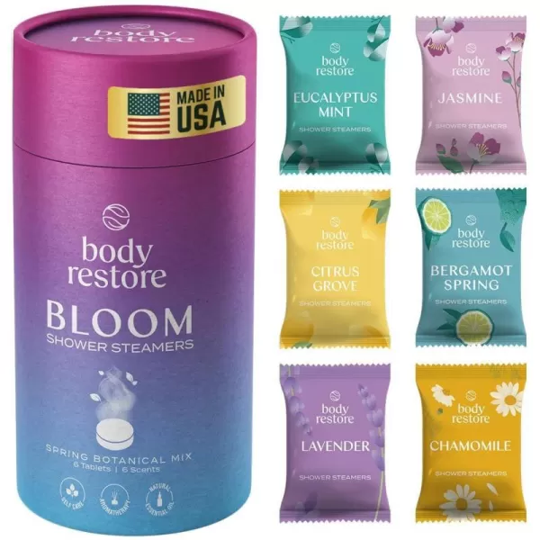 Body Restore Shower Steamers Aromatherapy 15 Pack  Relaxation Birthday Gifts for Women and Men Travel Essentials Stress Relief and Self Care  LavenderVariety