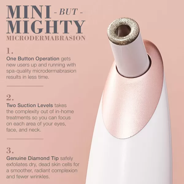 Trophy Skin MiniMD  Mini Handheld Microdermabrasion System  Improves Texture and Skin Tone