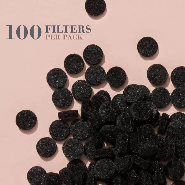Trophy Skin Replacement Filters  Round Wool Air Filters  fits Trophy Skin Microdermabrasion Kit  100 pack