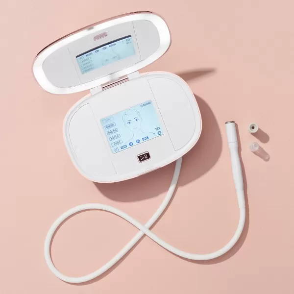 Trophy Skin UltradermMD  3 in 1 Home Spa Microdermabrasion  Deep Skin Exfoliator Machine with Real Diamond and Pore Extractor Tips  Rejuvenate Face Skin and Even Out Skin Tone  BlushBlush