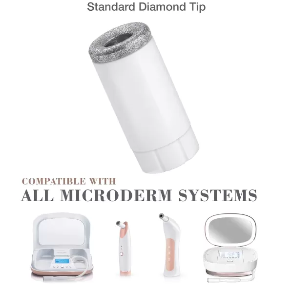 Trophy Skin Standard Diamond Tip  Compatible with Any Trophy Skin Microdermabrasion Machine  ProfessionalQuality Home Spa Kit Accessory  Rejuvenate and Exfoliate Skin with Real DiamondsStandard Diamond Tip