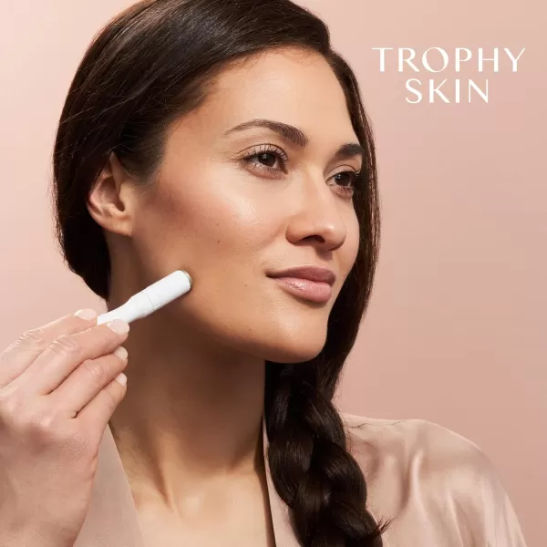 Trophy Skin UltradermMD  3 in 1 Home Spa Microdermabrasion  Deep Skin Exfoliator Machine with Real Diamond and Pore Extractor Tips  Rejuvenate Face Skin and Even Out Skin Tone  WhiteBlush