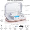 imageTrophy Skin MicrodermMD  At Home Microdermabrasion Kit  Anti Aging and Acne Treatment  Contains Real Diamond and Pore Extractor Tips to Rejuvenate Skin and Reduce Acne Scars  MintWhite