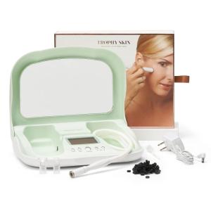 imageTrophy Skin MicrodermMD  At Home Microdermabrasion Kit  Anti Aging and Acne Treatment  Contains Real Diamond and Pore Extractor Tips to Rejuvenate Skin and Reduce Acne Scars  MintMint