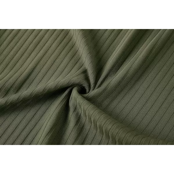 Urban CoCo Elastic Skinny High Waist Solid Ribbed Knit Office Pencil SkirtArmy Green