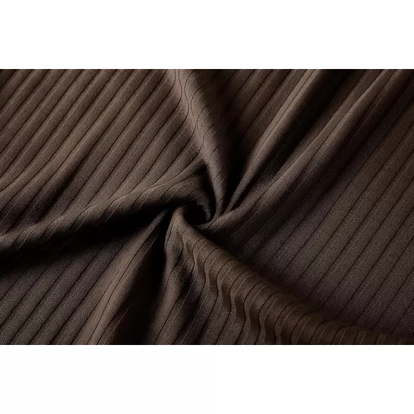 Urban CoCo Elastic Skinny High Waist Solid Ribbed Knit Office Pencil SkirtCoffee