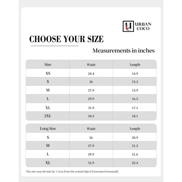 Urban CoCo Womens Basic Midi Skirt Versatile Stretchy Flared Casual High Waisted SkirtLong13