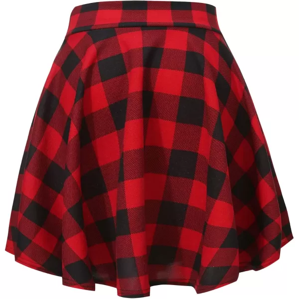 Urban CoCo Womens Basic Versatile Stretchy Flared Casual Mini Skater Skirt13