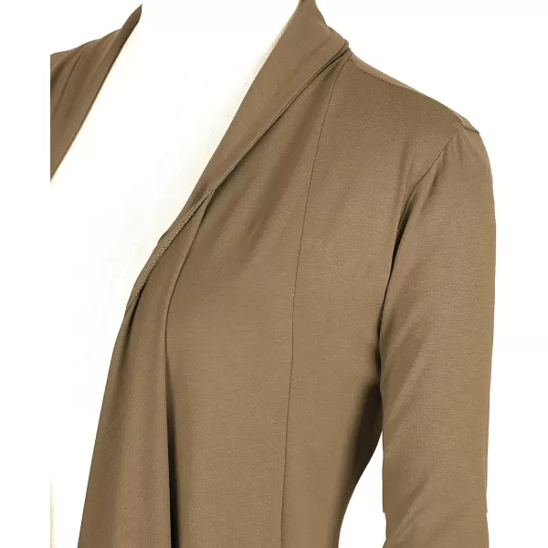 Urban CoCo Womens Long Sleeve Open Front Drape Cardigan Loose Casual Lightweight Women Blazer Jackets 2024 FallCamel