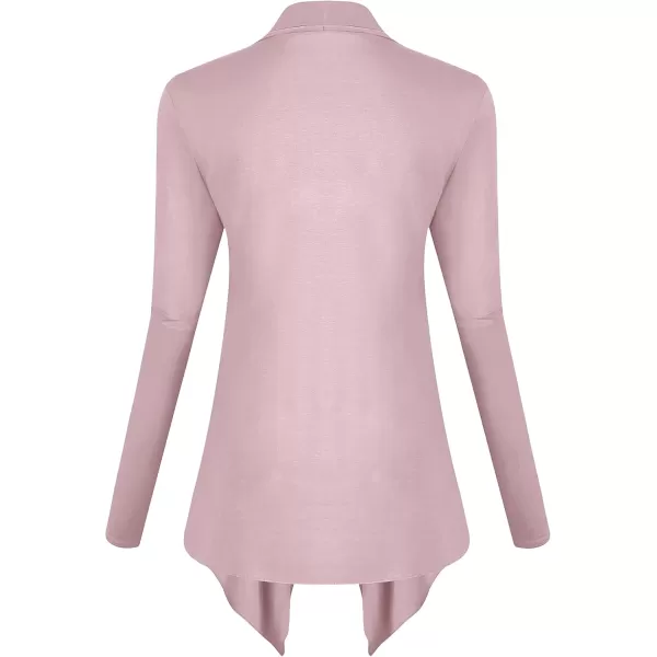Urban CoCo Womens Long Sleeve Open Front Drape Cardigan Loose Casual Lightweight Women Blazer Jackets 2024 FallLavender