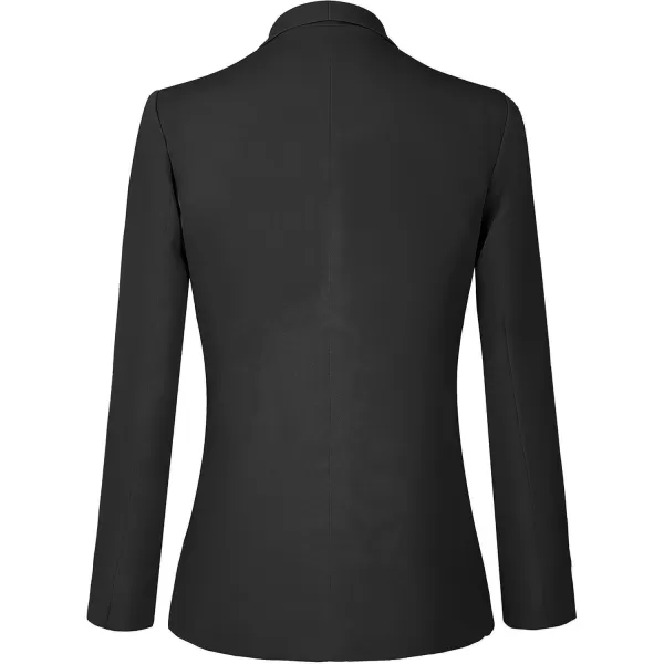 Urban CoCo Womens Office Blazer Jacket Open Front Womens Blazers for Work ProfessionalBlack
