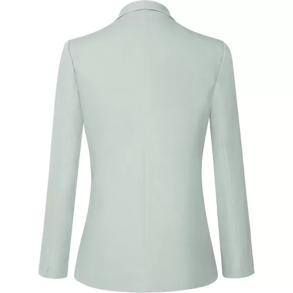 Urban CoCo Womens Office Blazer Jacket Open Front Womens Blazers for Work ProfessionalLight Grey