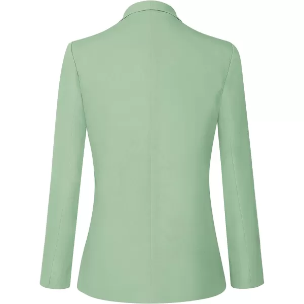 Urban CoCo Womens Office Blazer Jacket Open Front Womens Blazers for Work ProfessionalMint