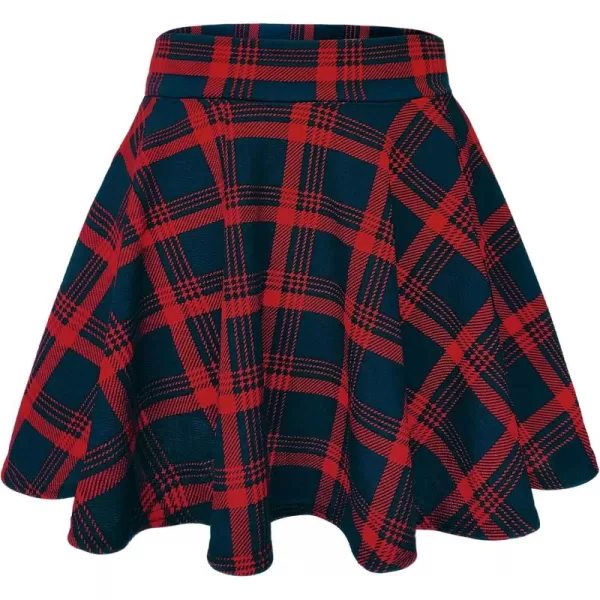 Urban CoCo Womens Basic Versatile Stretchy Flared Casual Mini Skater Skirt17