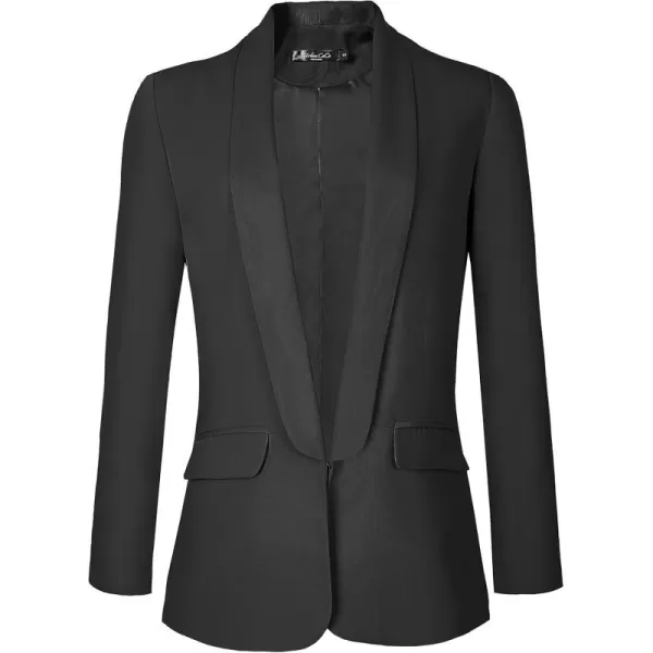 Urban CoCo Womens Office Blazer Jacket Open Front Womens Blazers for Work ProfessionalBlack