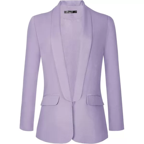 Urban CoCo Womens Office Blazer Jacket Open Front Womens Blazers for Work ProfessionalLavender