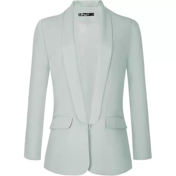 Urban CoCo Womens Office Blazer Jacket Open Front Womens Blazers for Work ProfessionalLight Grey