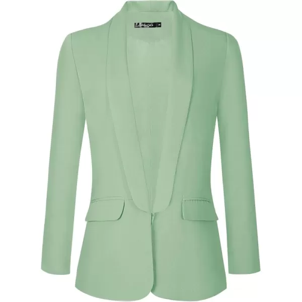 Urban CoCo Womens Office Blazer Jacket Open Front Womens Blazers for Work ProfessionalMint