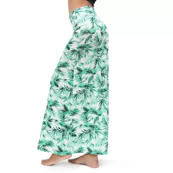 Urban CoCo Womens Casual Ruched Stretchy High Waist ALine Skirt Pleated Flared Midi Skirt20
