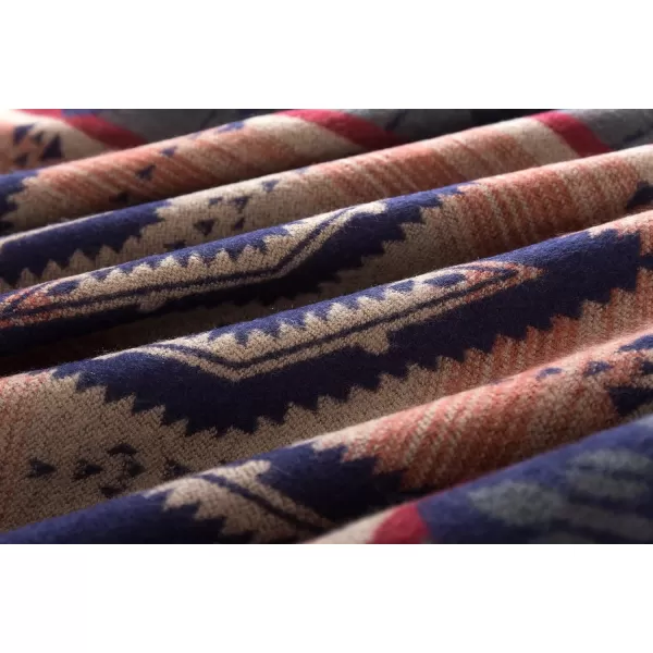 Urban CoCo Womens Color Block Shawl Wrap Open Front Poncho CapeNavy Blue